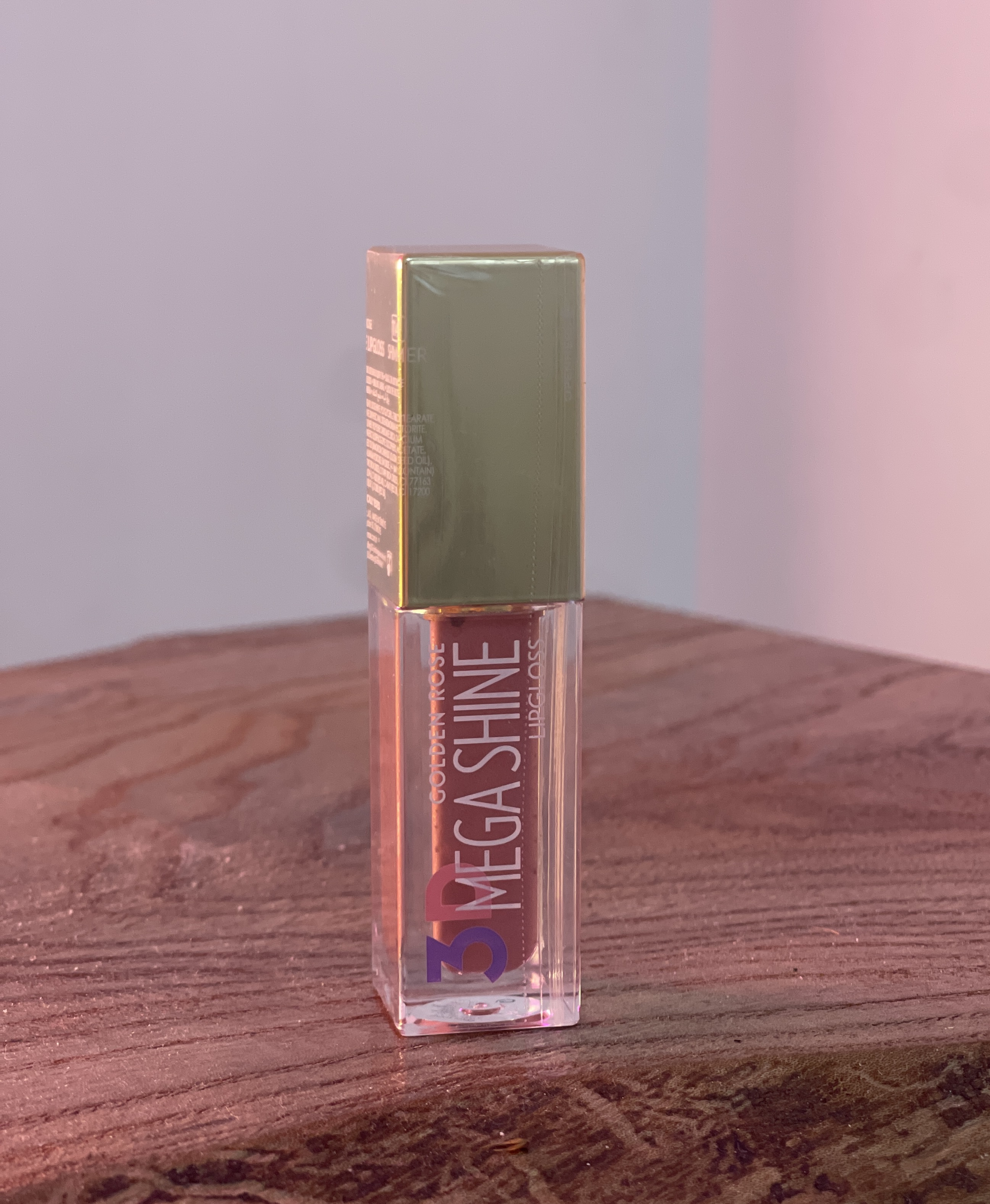 رژ لب مایع گلدن رز مدل mega shine شماره ۱۱۴
